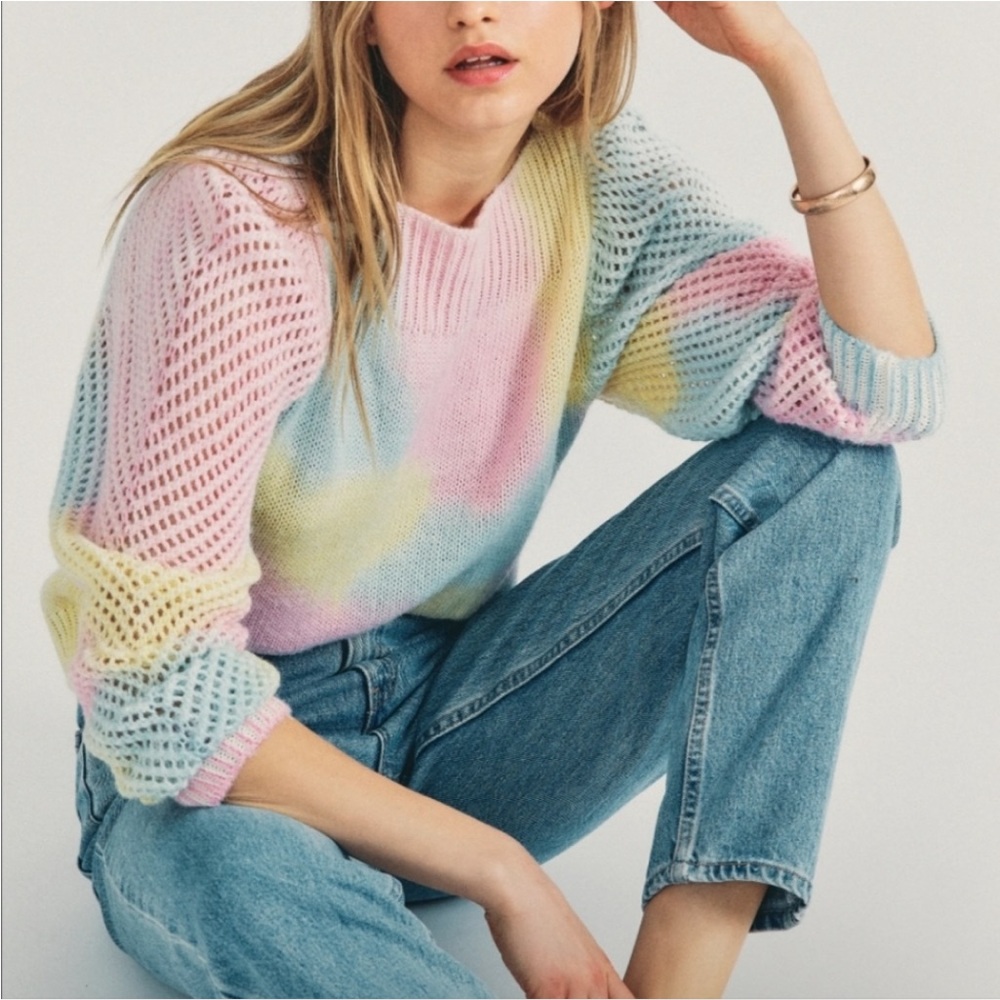 LOVESHACKFANCY ICONIC HAND DYED SWEATER